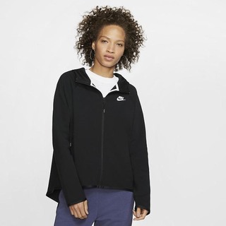 Jachete Nike Sportswear Tech Fleece Cape Dama Negrii Albi | JPBO-32685